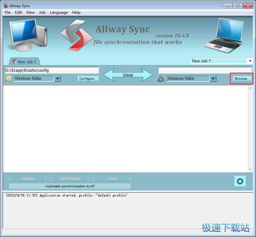 同步本地文件夹教程