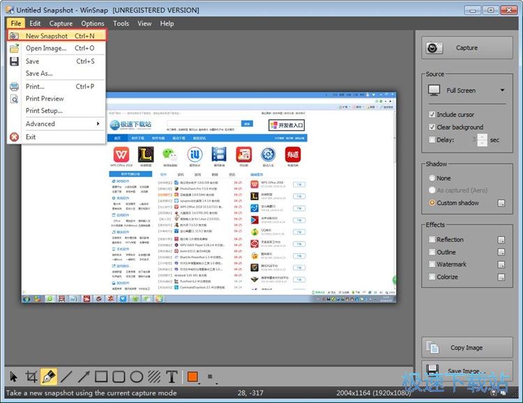 截屏编辑图片教程