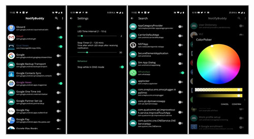 图:NotifyBuddy为 OLED 屏模拟一个 LED 通知灯