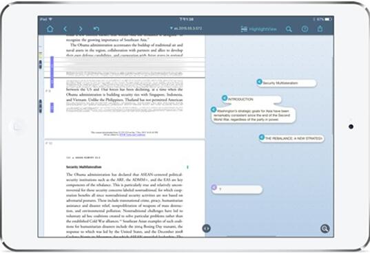 图:更好的使用PDF:LiquidText剪报标注