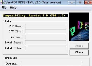 VeryPDF PDF2HTMLص㰲װѧ