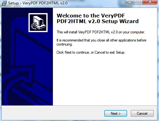 VeryPDF PDF2HTMLص㰲װѧ