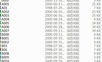 动画光标安装教程介绍