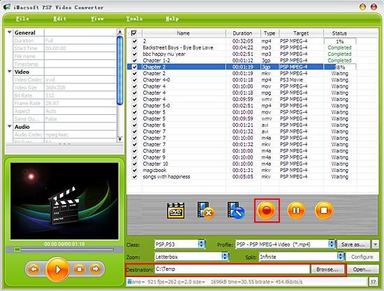 iMacsoft PSP Video ConverterƵתѧ
