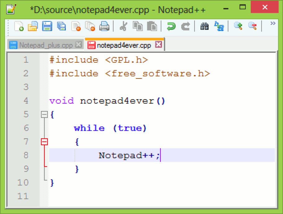 Notepad++İ湦ɫϸܼ