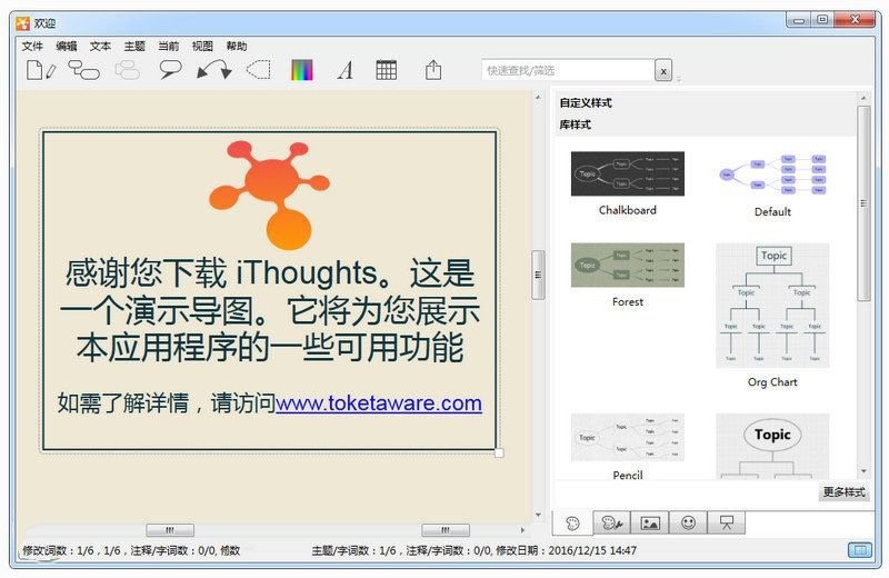 iThoughtsһ򵥵˼άͼ