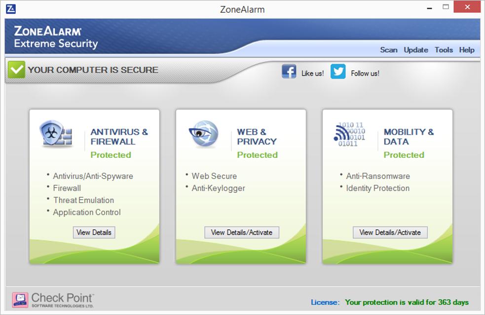 ϵͳǽZoneAlarm freeٷذװ
