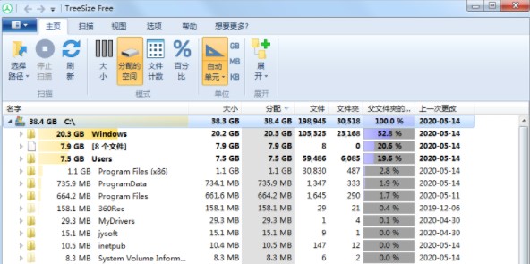 Ӳ̿ռTreeSize Freeʹý̳