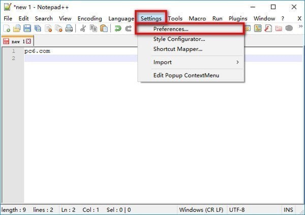 Աرı༭Notepad++İʹý̳