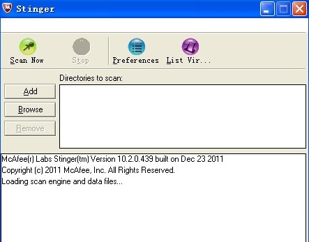 McAfee AVERT Stingerɱٷʹ÷