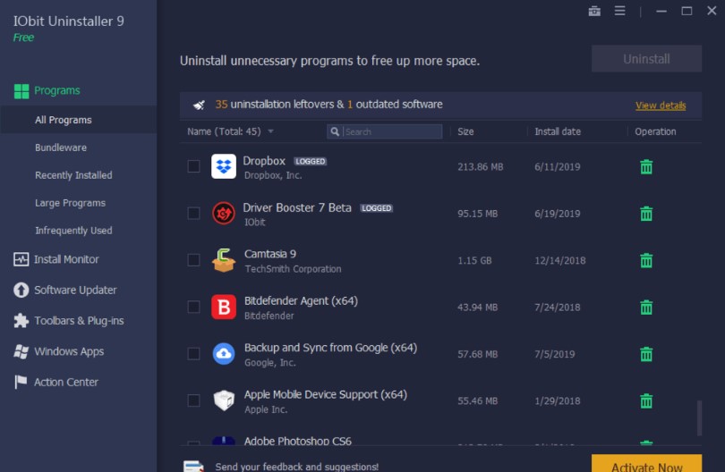 IObit UninstallerǿжӦýѧ