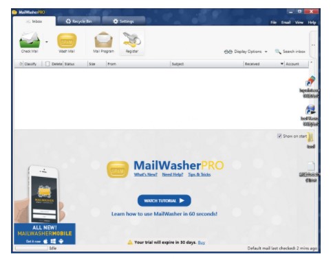 MailWasher电脑版下载垃圾邮件报告生成设置教程