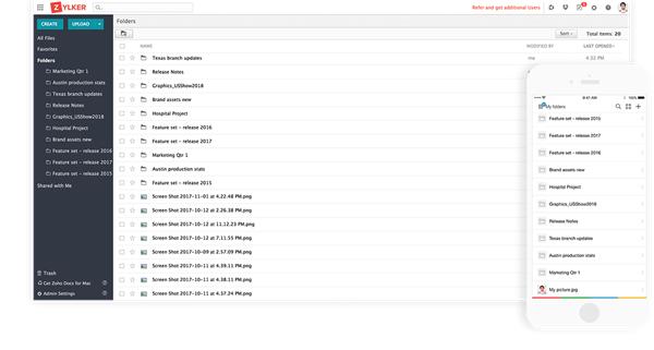 Zoho Docs在线云文档管理工具功能特点和安装使用
