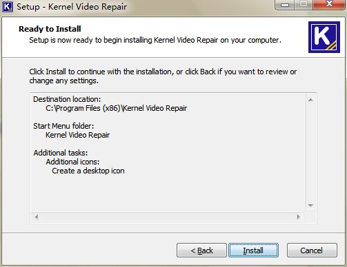 Kernel Video Repair文件修复工具电脑版图文安装步骤