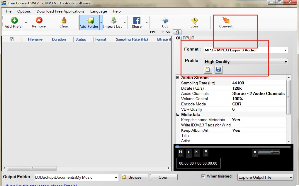 Free Convert WAV to MP3ʹð
