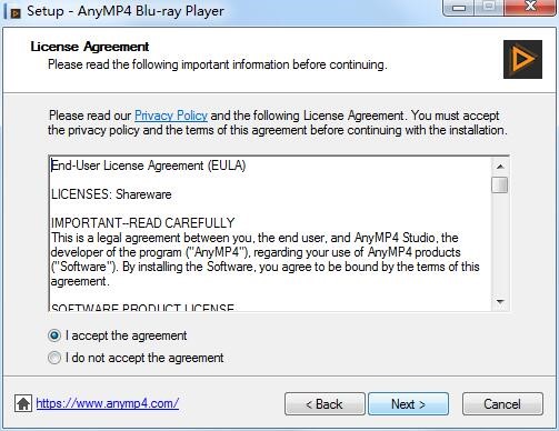 AnyMP4 Blu-ray PlayerصͰװ