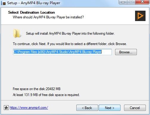 AnyMP4 Blu-ray PlayerصͰװ