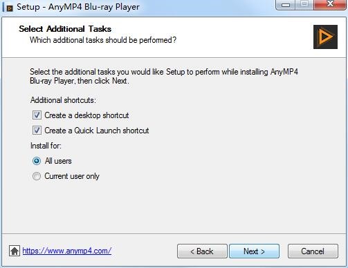 AnyMP4 Blu-ray PlayerصͰװ