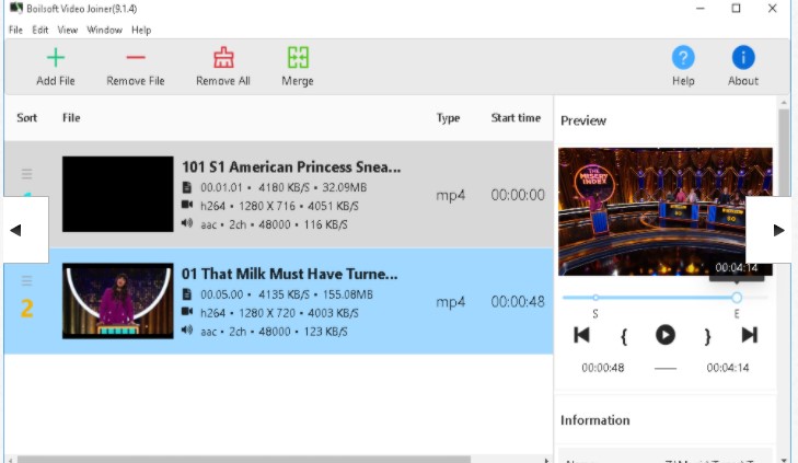 Boilsoft Video JoinerƵϲʹð
