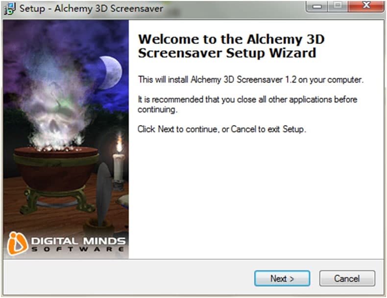 Alchemy 3D Screensaverص㰲װѧ