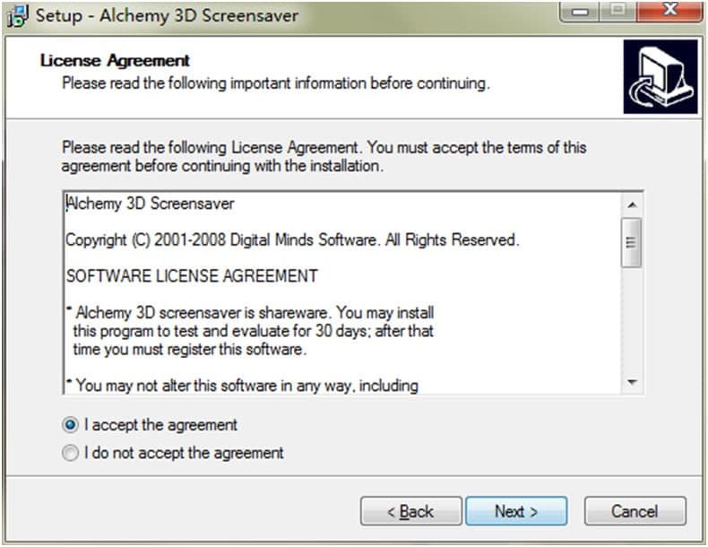 Alchemy 3D Screensaverص㰲װѧ