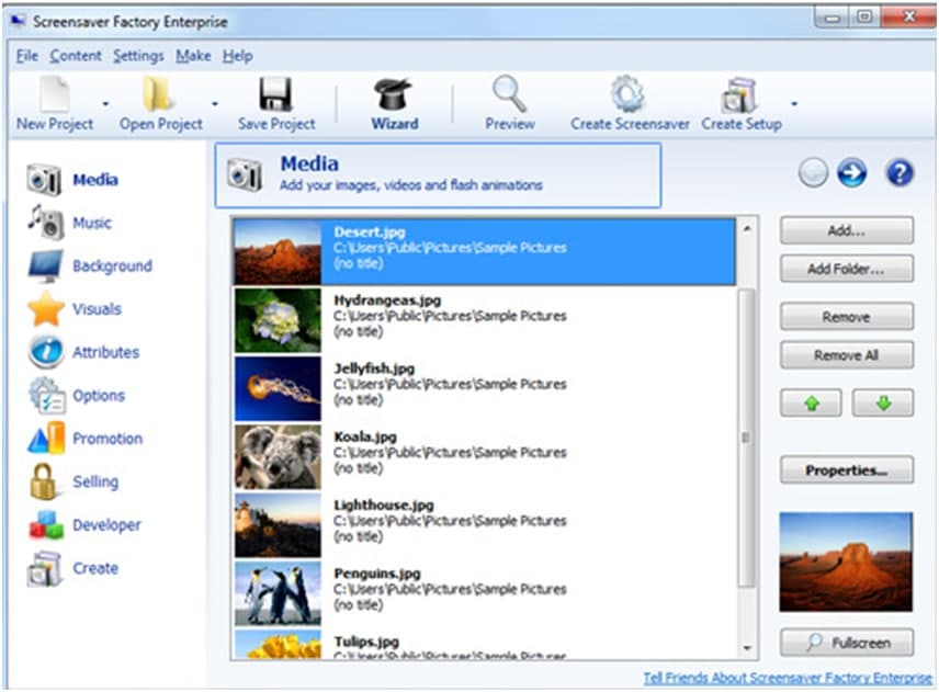 Screensaver Factoryٷعص