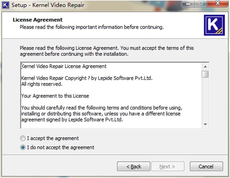 Kernel Video Repairص