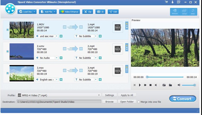 Tipard Video Converter԰FLVתMP4ʽѧ