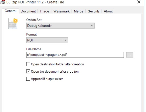 Bullzip PDF PrinterٷPDFͼĽѧ