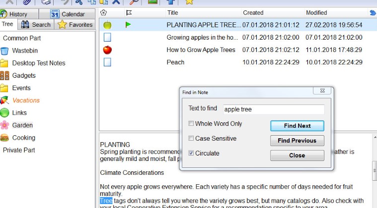 Tree NotesٷعصͼĽ