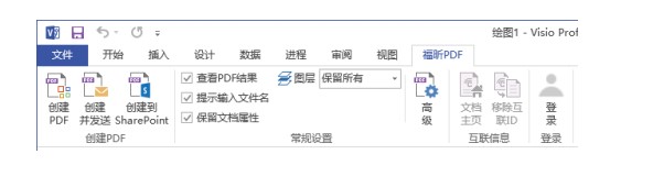PDF༭Microsoft Visio дPDFĵѧ