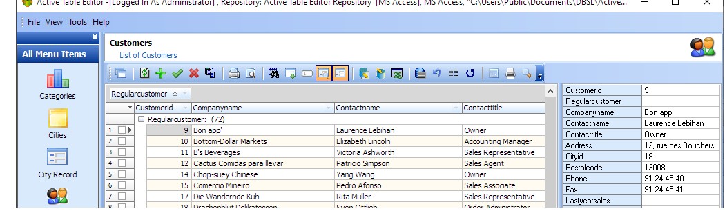 Active Table Editorٷعص