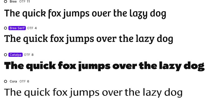 FontBase�ٷ�����������������÷�