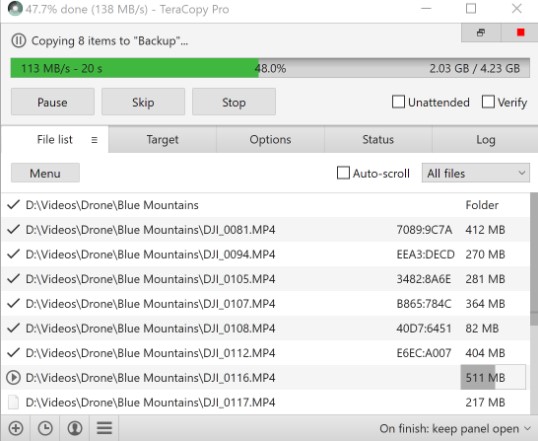 TeraCopyٷļжԱȽѧ