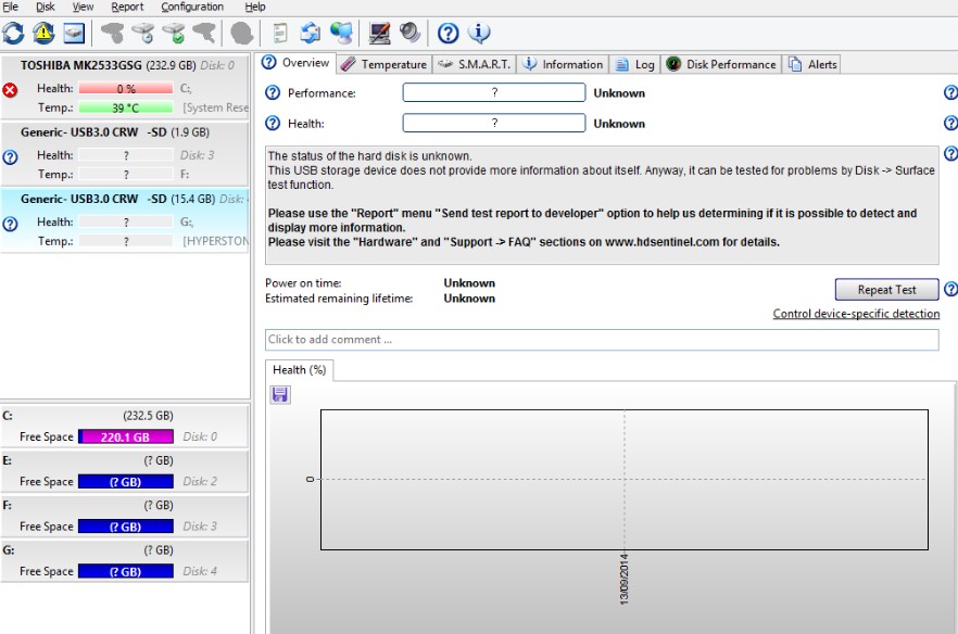 Hard Disk Sentinel΢��SD����ؽ�ѧ