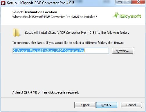iSkysoft PDF Converter Proװʹϸͼ˵