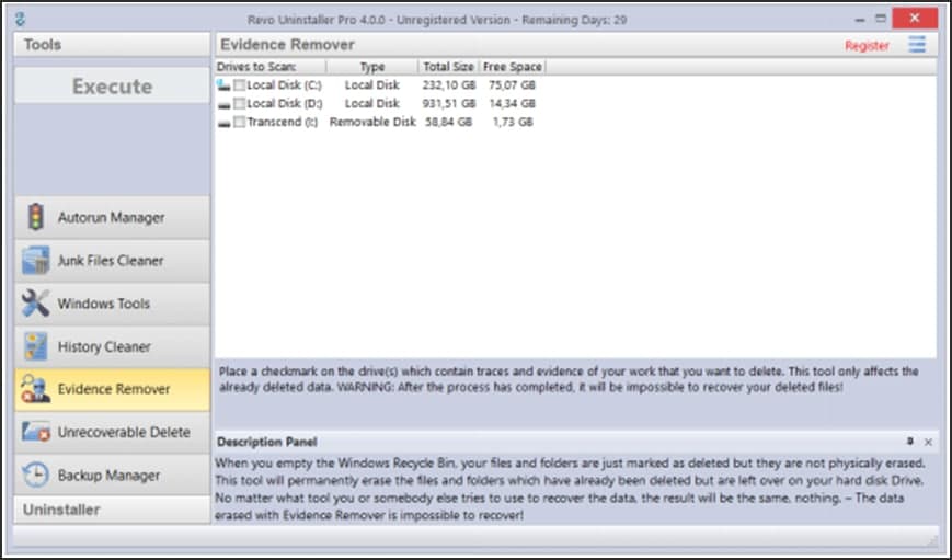 Revo Uninstaller Pro�ٷ�������������ͼ�Ľ�ѧ