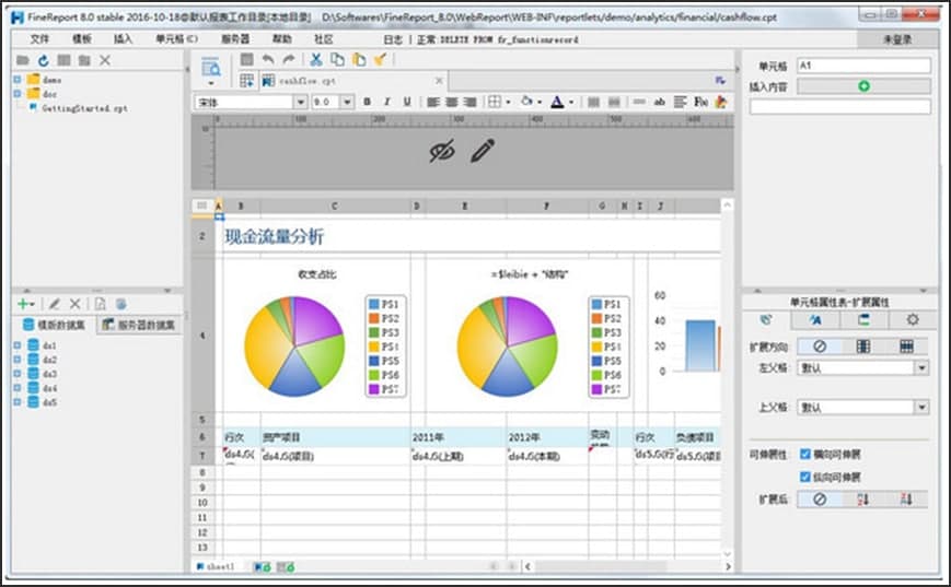 FineReport�ٷ����ؾ��߱���ͼ�Ľ�ѧ
