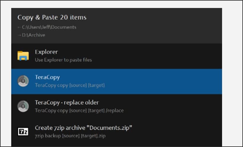TeraCopy ٷϷȷ϶ԻͼĽѧ