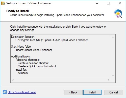 Tipard Video Enhancer软件功能和安装教程