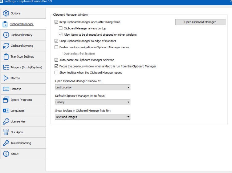 ClipboardFusionԤ�����������Ĳ˵�ͼ�Ľ�ѧ