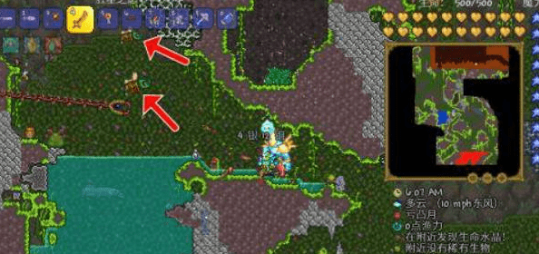 图:泰拉瑞亚蜂巢怎么找