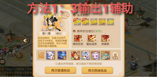 图:梦幻西游手游妙法试炼第八章打法攻略