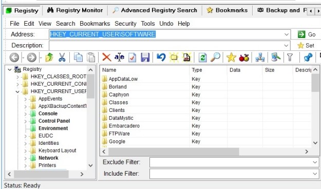 图:Registrar Registry Manager导入和导出注册表项教学