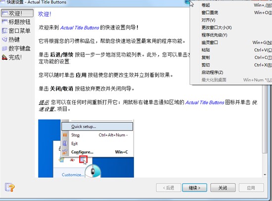 图:Actual Title Buttons添加标准窗口部件教学