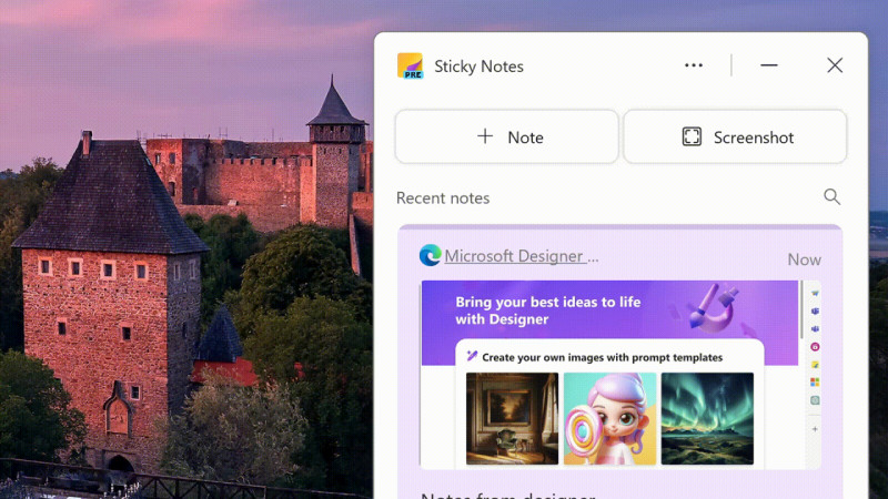 图:微软正在陆续推送安装新版便笺(Sticky Notes) 但已经引起诸多不满