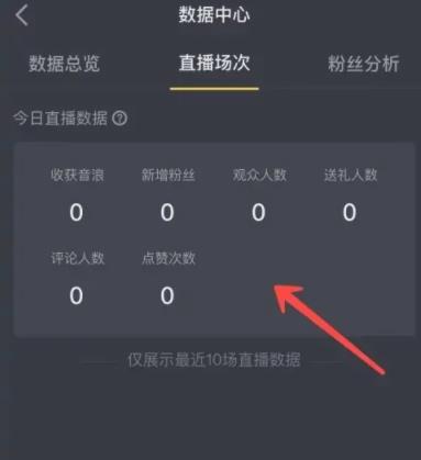 图:抖音直播数据如何查看 抖音直播数据查看教程