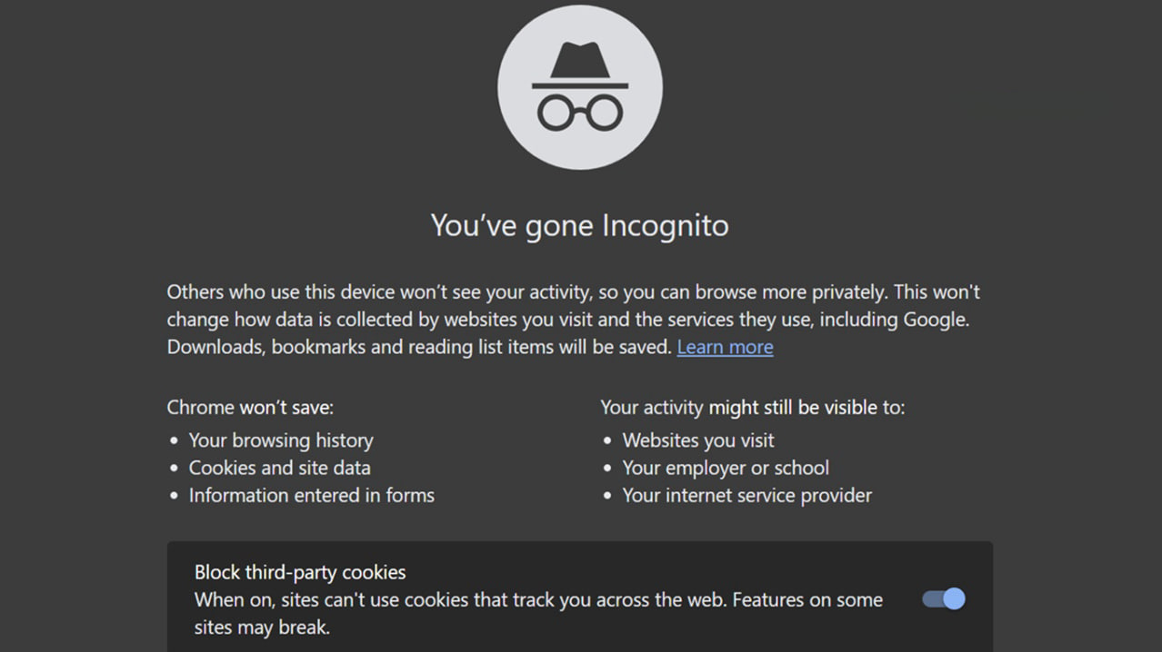 图:被起诉赔偿50亿美元后谷歌更新Chrome无痕模式说明 声明数据仍然会被收集