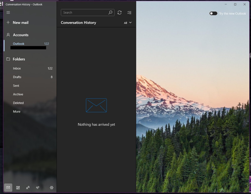 图:UWP版邮件应用似乎突然复活 但不知道这种情况会持续多久