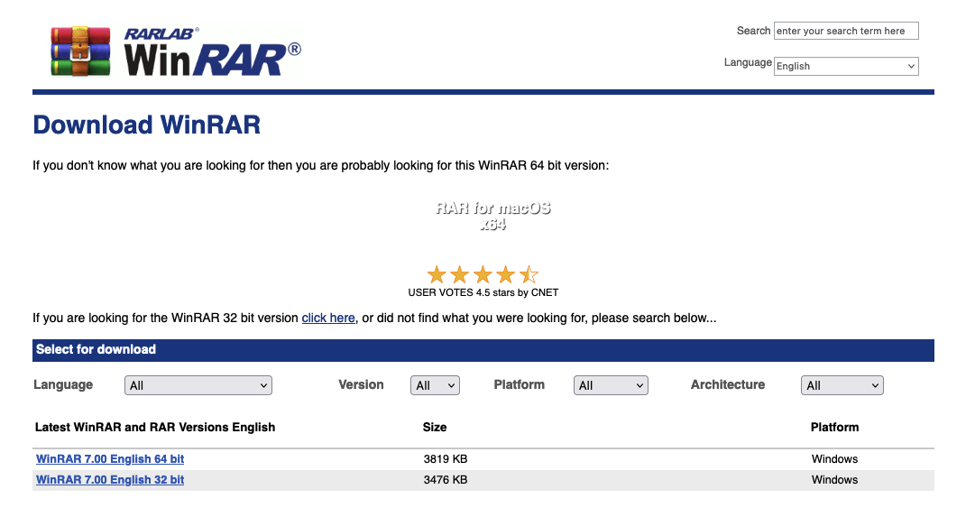图:知名压缩管理器WinRAR 7.00正式版发布 带来诸多新功能和改进